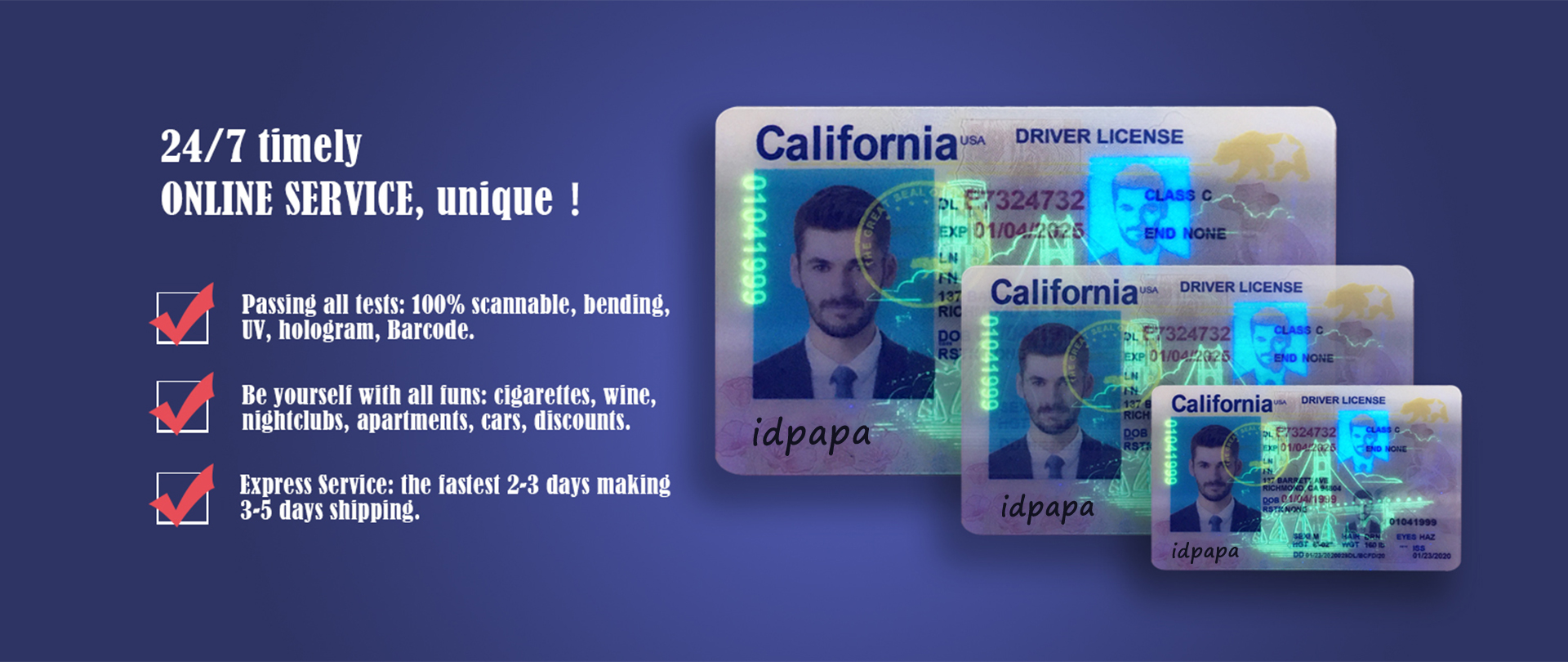 premium fake id at idpapa.com